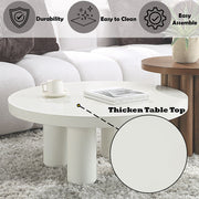 Sanat - Coffee Table - White - R&R Furniture Gallery (Fountain Valley, CA)