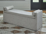 Galliden - Large Upholstered Dining Room Bench - Beige - R&R Furniture Gallery (Fountain Valley, CA)