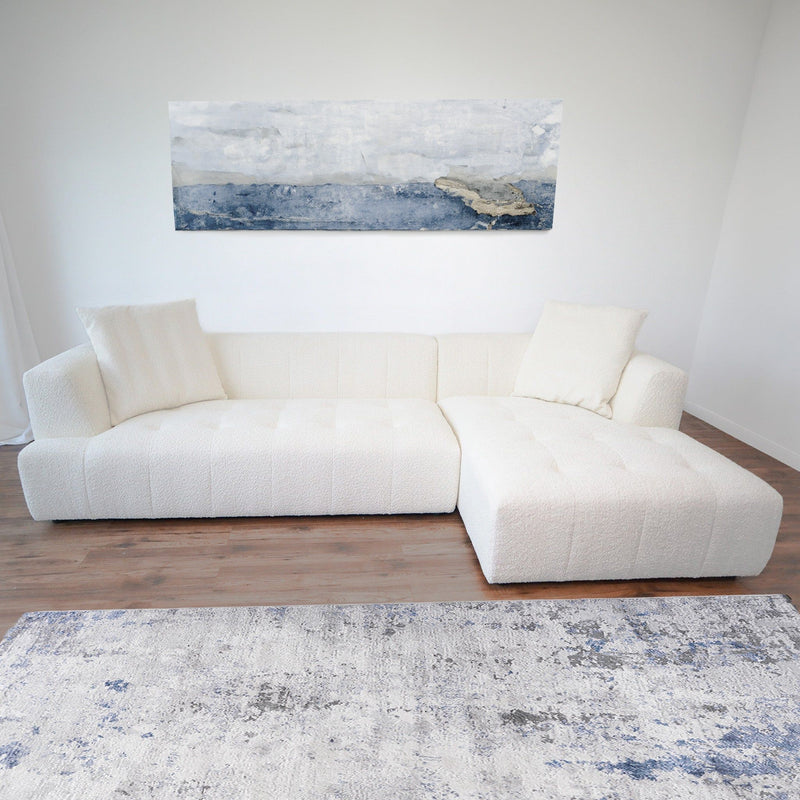 Kaynes - Elegant Upholstery Corner Sofa - R&R Furniture Gallery (Fountain Valley, CA)