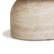 Sonia - Indoor / Outdoor Concrete Coffee Table - Faux Travertine - R&R Furniture Gallery (Fountain Valley, CA)