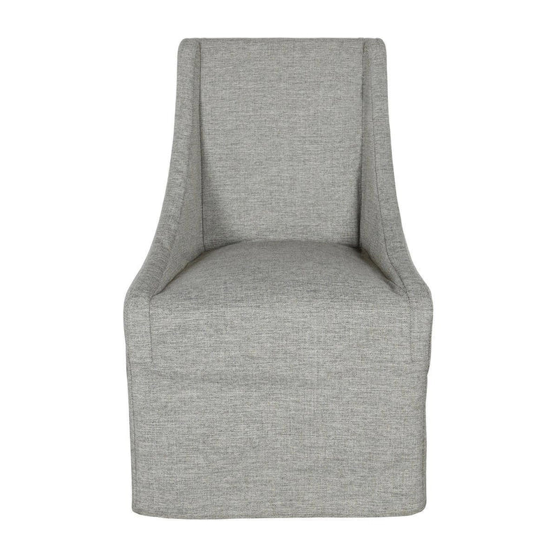 Warwick - Upholstered Rolling Dining Chair - R&R Furniture Gallery (Fountain Valley, CA)