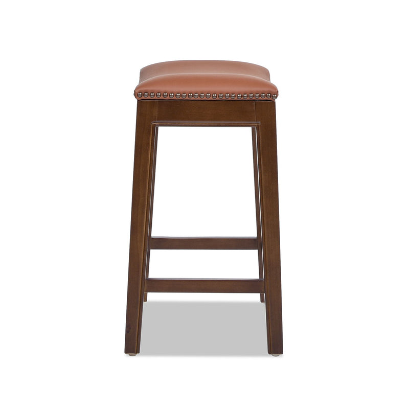 Barlow - Backless Saddle Counter Stool - Brown - R&R Furniture Gallery (Fountain Valley, CA)