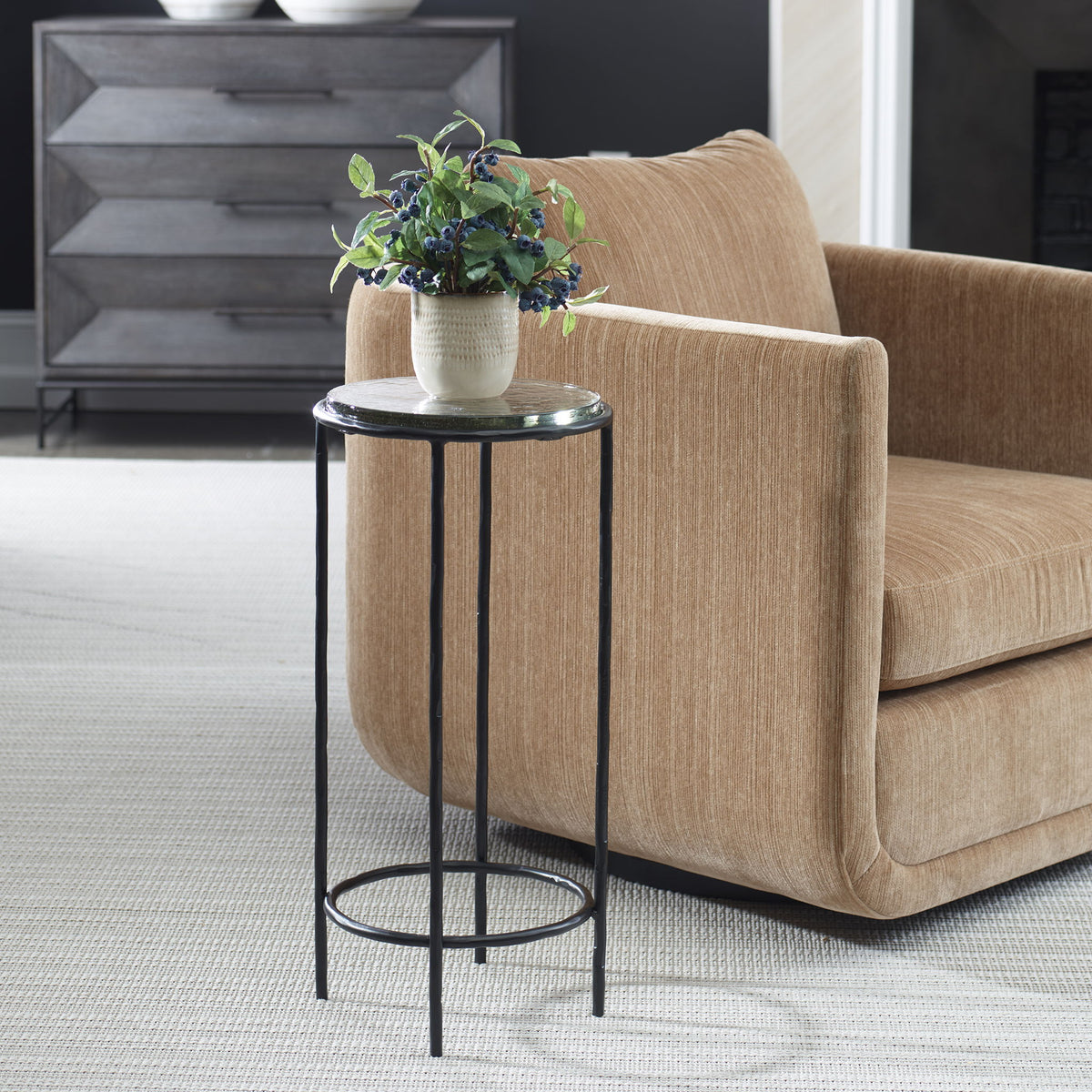 24" Accent Table - Black