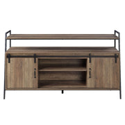 Rashawn - TV Stand - Rustic Oak & Black - R&R Furniture Gallery (Fountain Valley, CA)