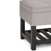 Cosmopolitan - Storage Ottoman Bench With Open Bottom - R&R Furniture Gallery (Fountain Valley, CA)