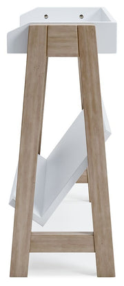 Blariden - Small Bookcase - White / Tan - R&R Furniture Gallery (Fountain Valley, CA)