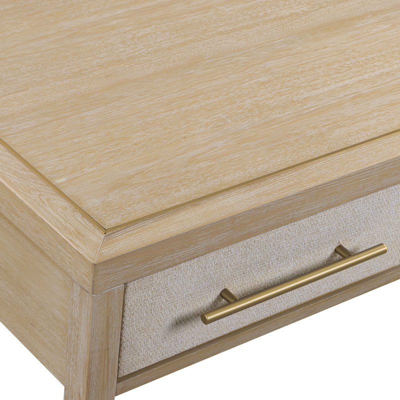 Hera - Executive Desk - Natural Washed - R&R Furniture Gallery (Fountain Valley, CA)