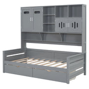 Daybed With All-In-One Cabinet And Shelf - R&R Furniture Gallery (Fountain Valley, CA)