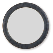 Corinsworth - Accent Mirror - Charcoal / Brass Finish - R&R Furniture Gallery (Fountain Valley, CA)