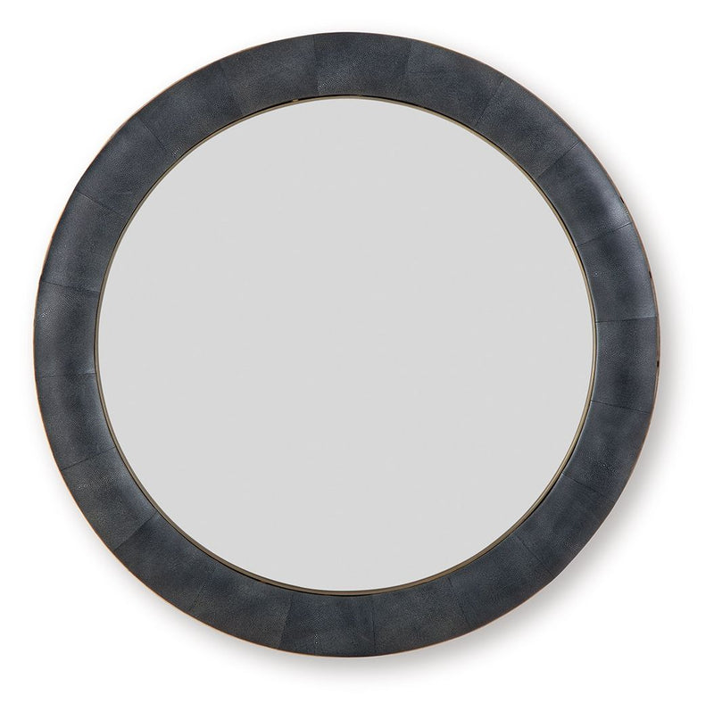Corinsworth - Accent Mirror - Charcoal / Brass Finish - R&R Furniture Gallery (Fountain Valley, CA)