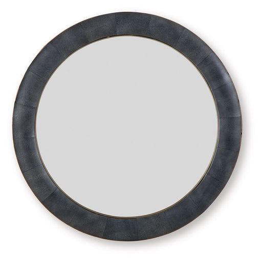 Corinsworth - Accent Mirror - Charcoal / Brass Finish - R&R Furniture Gallery (Fountain Valley, CA)