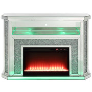Noralie - 51" Fireplace With LED - Mirrored & Faux Diamonds - R&R Furniture Gallery (Fountain Valley, CA)