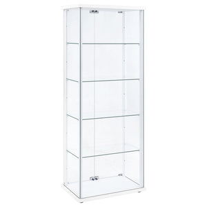 Hyacinth - 4 Shelf Curio Cabinet