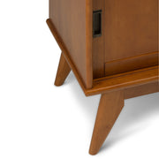 Draper - Handcrafted Mid Century Low TV Media Stand - R&R Furniture Gallery (Fountain Valley, CA)
