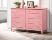 Elegant casual dresser from Glory Furniture with multiple drawers, ideal for bedroom or living room storage.
