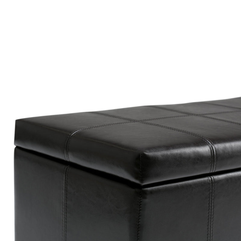 Dover - Upholstered Storage Ottoman Bench - R&R Furniture Gallery (Fountain Valley, CA)