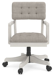 Robbinsdale - Home Office Desk Chair - Antique White - R&R Furniture Gallery (Fountain Valley, CA)