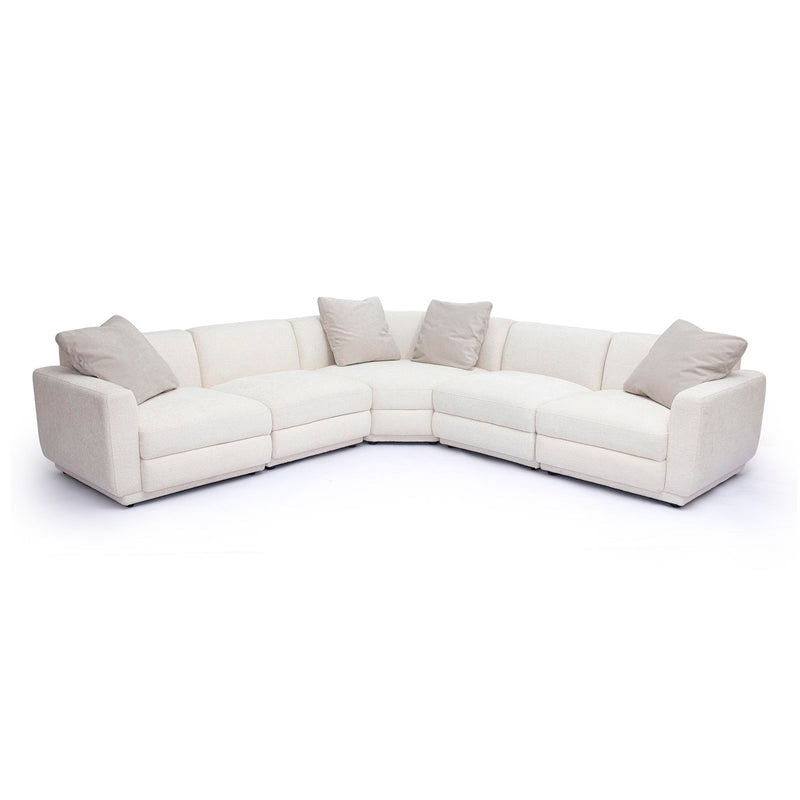 Perry - Modular L-Sectional - Cream - R&R Furniture Gallery (Fountain Valley, CA)