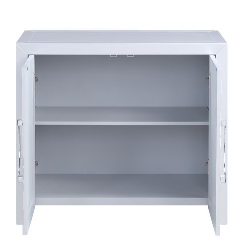 Cicero - Console Cabinet - Platinum - R&R Furniture Gallery (Fountain Valley, CA)