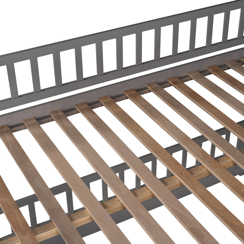 Low Bunk Bed With Slide, Fence And Ladder - R&R Furniture Gallery (Fountain Valley, CA)