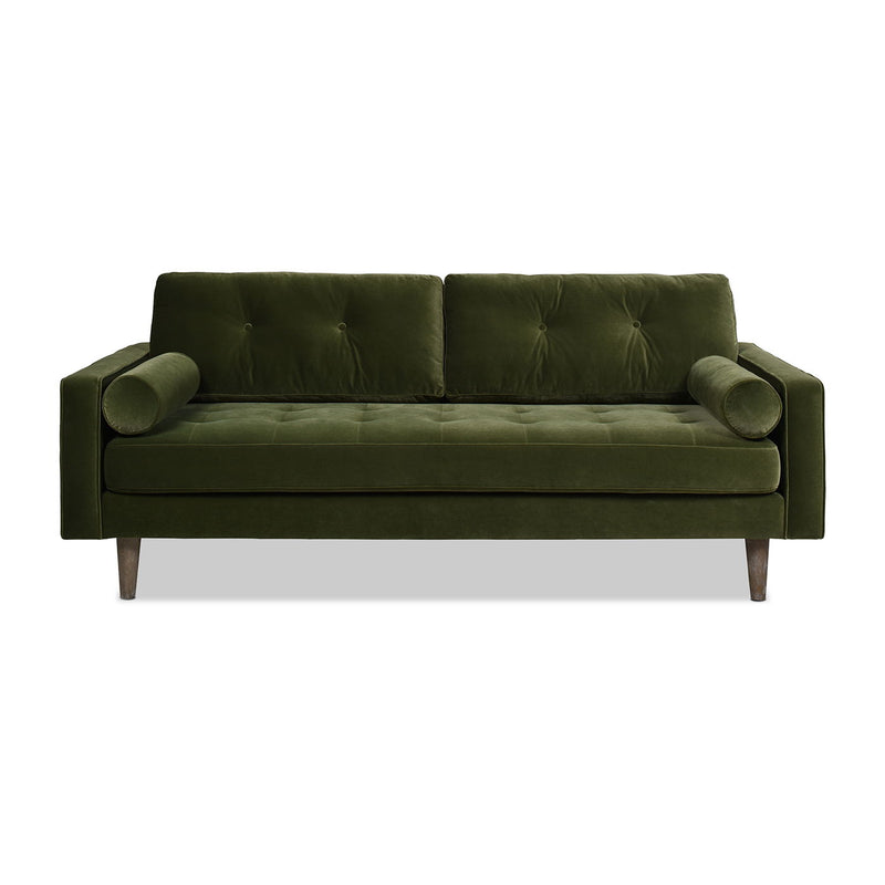 Nicholas - Mid-Century Modern Sofa - Olive Green - R&R Furniture Gallery (Fountain Valley, CA)