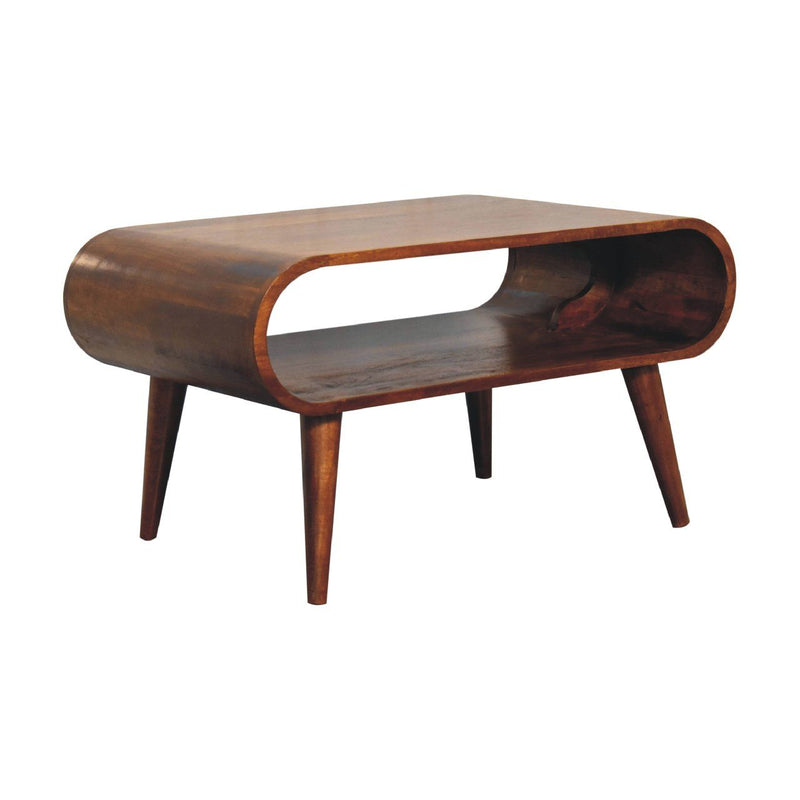 Solid Wood Open Coffee Table - R&R Furniture Gallery (Fountain Valley, CA)