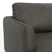 Simpli-Home Livingston upholstered stationary sofa with plush fabric and modern design, shown in a cozy living room setting.