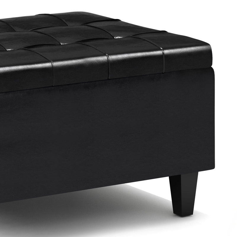 Harrison - Upholstered Coffee Table Storage Ottoman - R&R Furniture Gallery (Fountain Valley, CA)