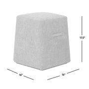 Oliver - Tapered Square Upholstered Ottoman - R&R Furniture Gallery (Fountain Valley, CA)