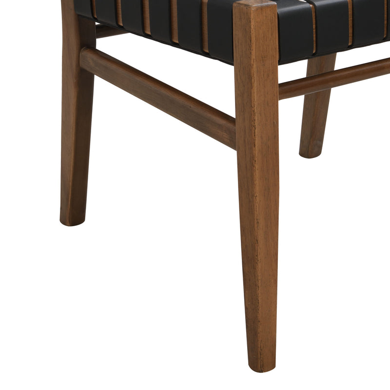 Modern Noble House dining side chair with sleek wooden frame and upholstered seat, ideal for contemporary dining rooms.