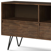Chase - Low Bookcase - Rustic Natural Aged Brown - R&R Furniture Gallery (Fountain Valley, CA)