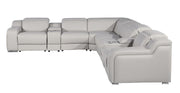 1116 - Power Reclining Italian Leather Sectional - R&R Furniture Gallery (Fountain Valley, CA)