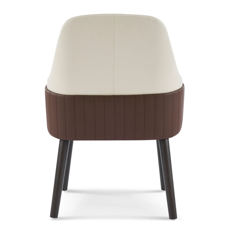 Indoor Dining Chair (Set of 2) - Beige / Brown - R&R Furniture Gallery (Fountain Valley, CA)