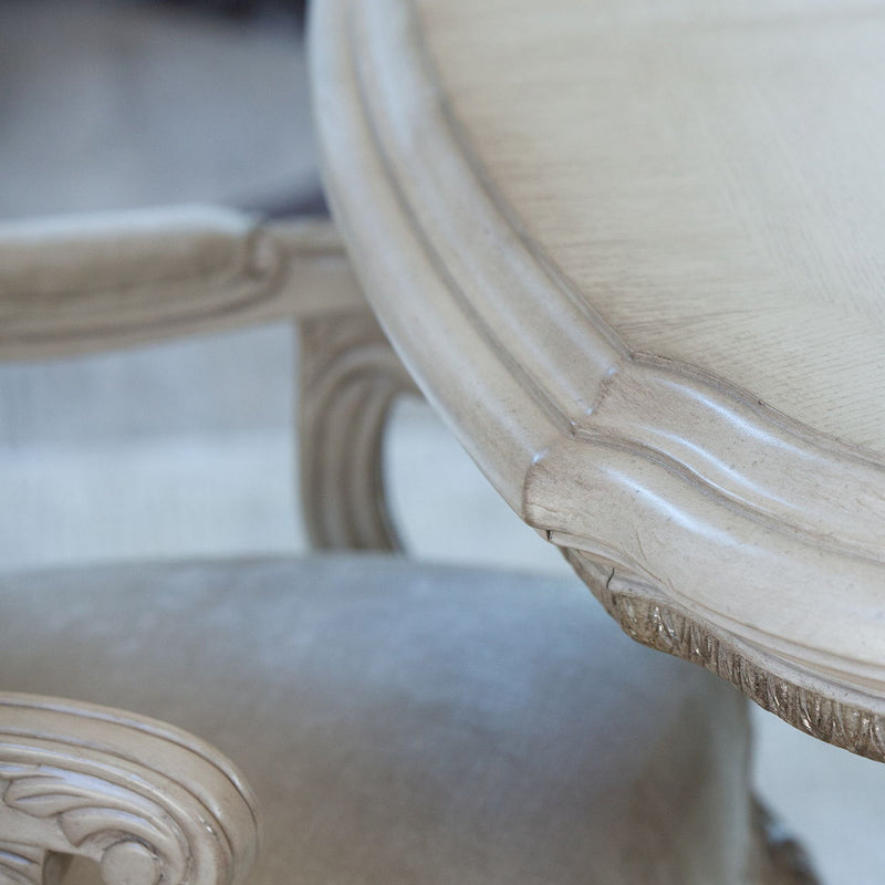 Platine de Royale - Rectangular Dining Table - Champagne - R&R Furniture Gallery (Fountain Valley, CA)