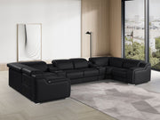 1116 - 8-Piece U-Shaped Sectional Sofa In With 4 Power Recliners & Power Headrests - R&R Furniture Gallery (Fountain Valley, CA)