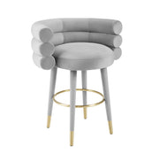 Betty - Velvet Counter Stool - R&R Furniture Gallery (Fountain Valley, CA)