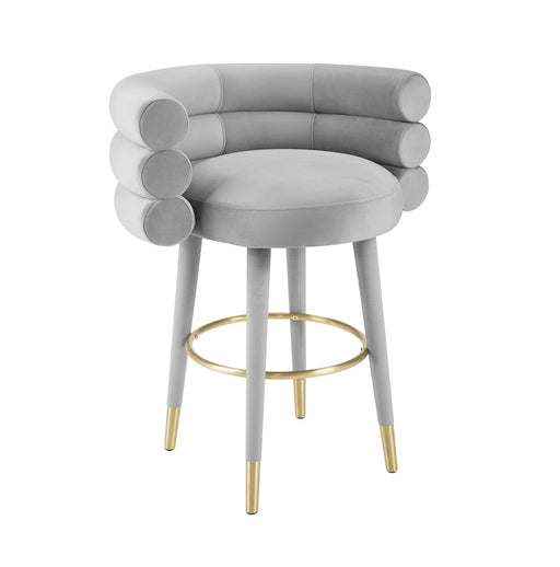 Betty - Velvet Counter Stool - R&R Furniture Gallery (Fountain Valley, CA)