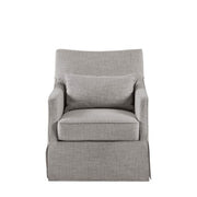 Traditional Design London Skirted Swivel Chair - R&R Furniture Gallery (Fountain Valley, CA)