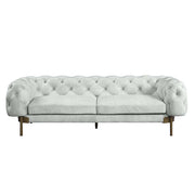 Ragle - Sofa - Vintage White Top Grain Leather - R&R Furniture Gallery (Fountain Valley, CA)