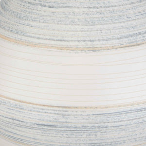 Potter - Table Lamp - Striped Ivory Blue