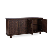 Shira - 4 Door Buffet - Kona Brown - R&R Furniture Gallery (Fountain Valley, CA)