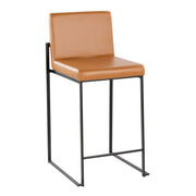 Lumi Source Fuji high back barstool from contemporary stool set with elegant design and modern style.