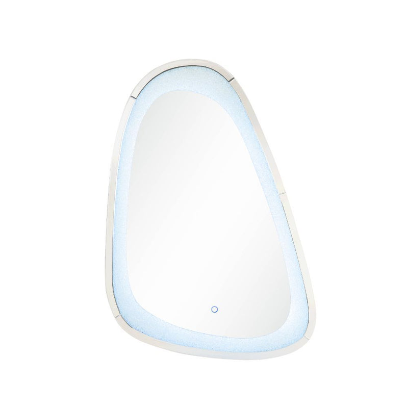 Noralie - 46" Accent Mirror With LED - Mirrored & Faux Diamonds - R&R Furniture Gallery (Fountain Valley, CA)