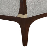 Houston - Loveseat - Pebble / Walnut - R&R Furniture Gallery (Fountain Valley, CA)