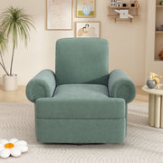 Manual Swivel Recliner Rocker Chair With Adjustable Backrest - R&R Furniture Gallery (Fountain Valley, CA)