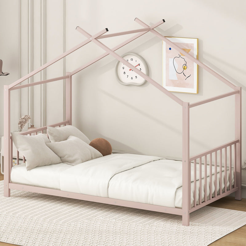 Metal House Platform Bed With Modern Design And Durable Frame - R&R Furniture Gallery (Fountain Valley, CA)
