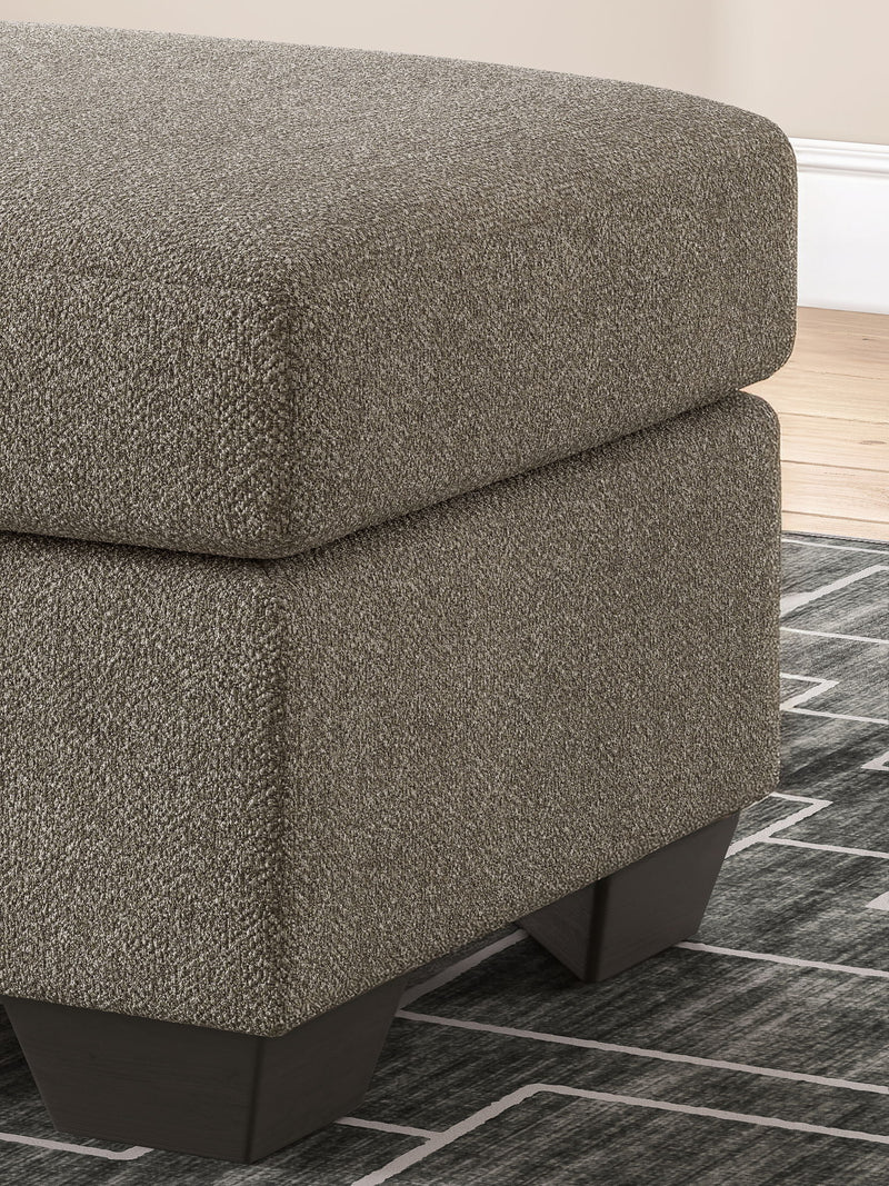 Triston-Peaks - Ottoman - Suede - R&R Furniture Gallery (Fountain Valley, CA)