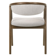 Delina - Side Chair - Walnut - R&R Furniture Gallery (Fountain Valley, CA)