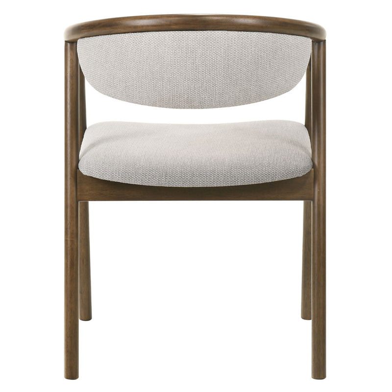 Delina - Side Chair - Walnut - R&R Furniture Gallery (Fountain Valley, CA)