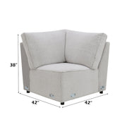 Tarrance - Modular Wedge - Gray - R&R Furniture Gallery (Fountain Valley, CA)